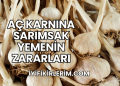Aç Karnına Sarımsak Yemenin Zararları