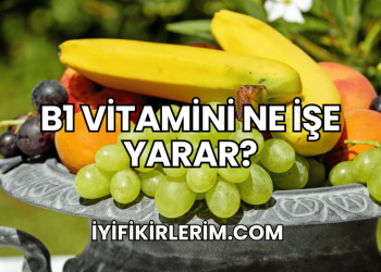 B1 Vitamini Ne İşe Yarar?