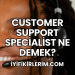 Customer Support Specialist Ne Demek?