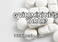 G Vitamini Ne İşe Yarar?
