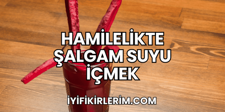 Hamilelikte Şalgam Suyu İçmek