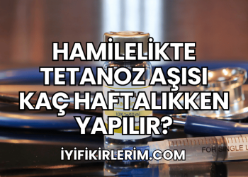 Hamilelikte Tetanoz Aşısı Kaç Haftalıkken Yapılır?