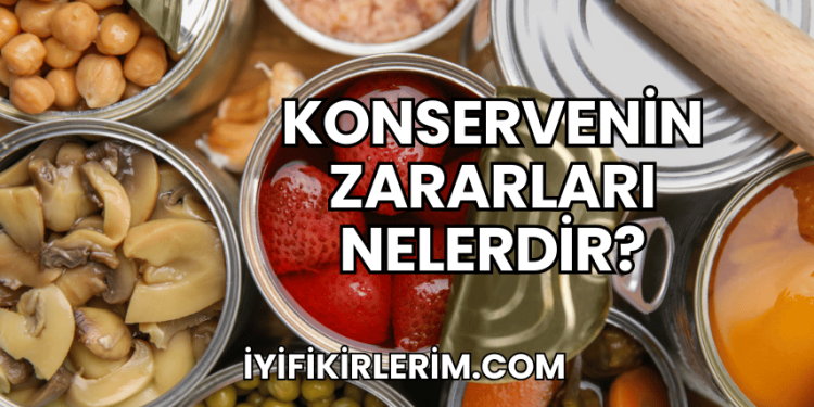 Konservenin Zararları Nelerdir?