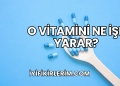 O Vitamini Ne İşe Yarar?