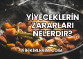 Yiyeceklerin Zararları Nelerdir?